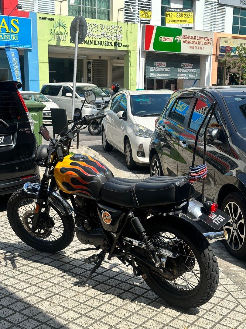 Brixton 150 classic Bosozuko hikari rider padinmusa japan tracker Motorbikes on Carousell