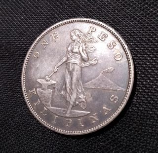 BU 1903 One Peso USPi coin silver