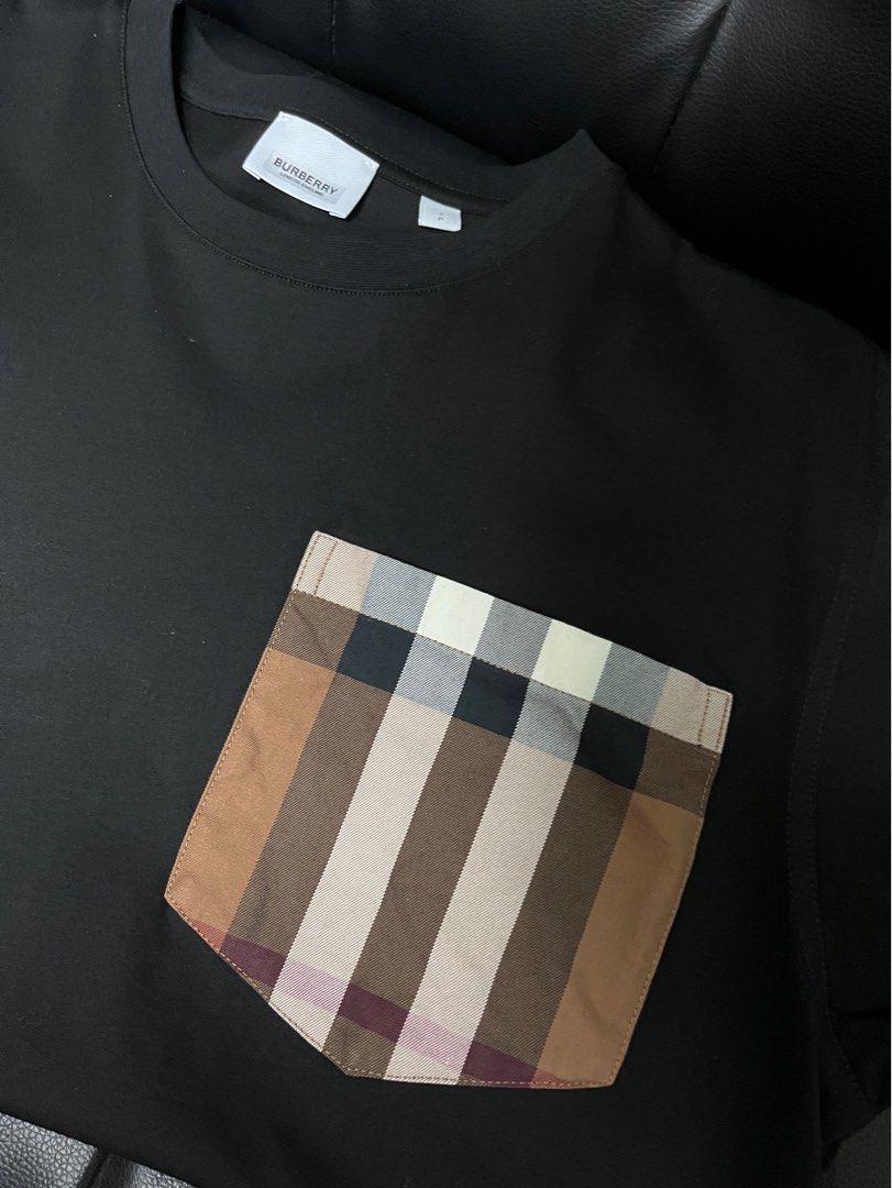 Burberry pocket tee clearance