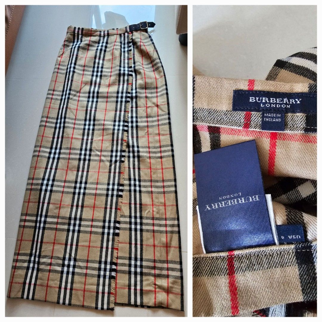 Burberry skirt long outlet