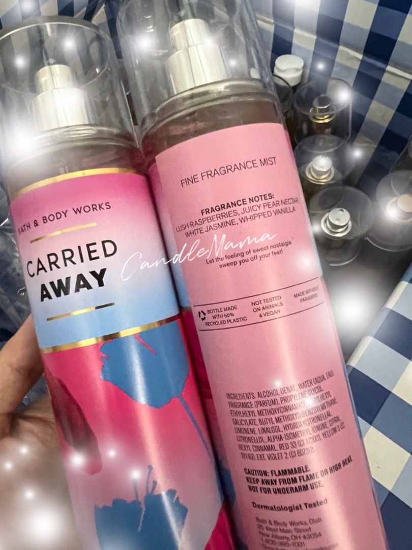 現貨包郵⭐️Carried Away ❤️Fine Fragrance Mist ~ by Bath and Body Works, 美容＆個人護理,  健康及美容- 香水＆香體噴霧- Carousell