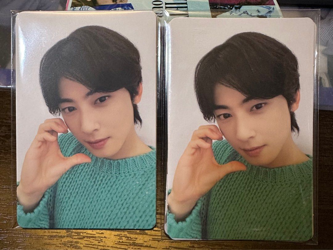 CHA EUN WOO EUNWOO X DASHU PHOTOCARD PHOTO CARD SET, Hobbies & Toys ...