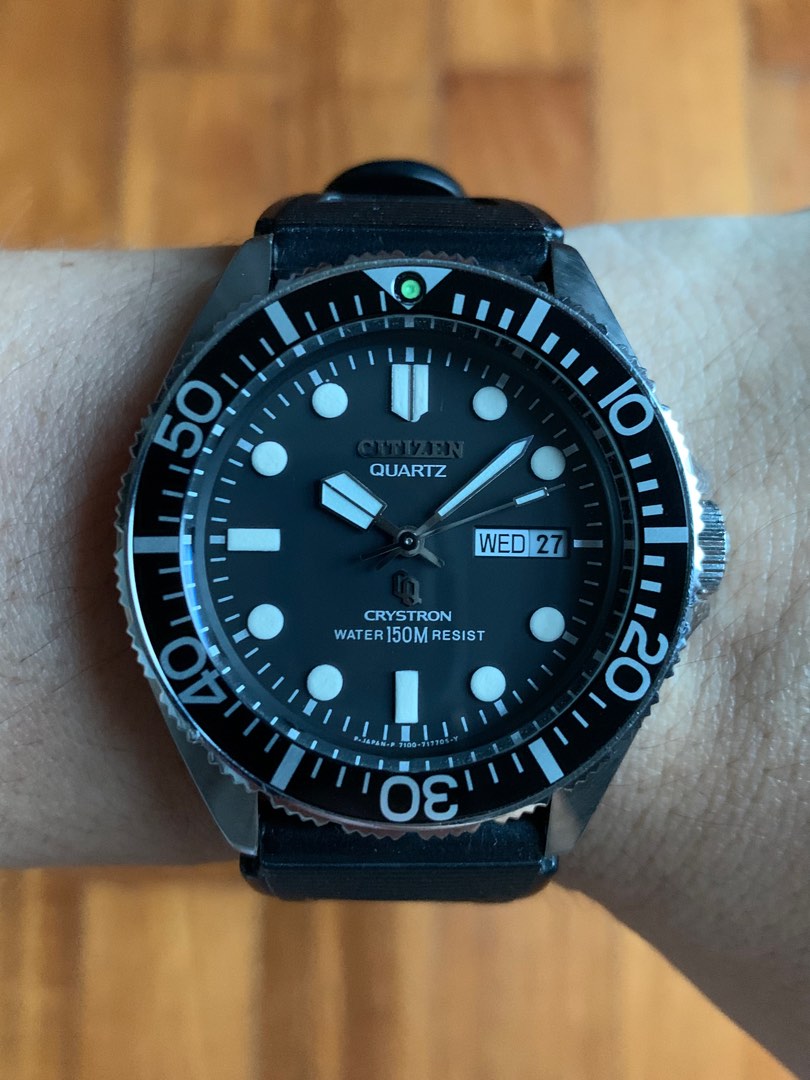 Citizen crystron diver clearance