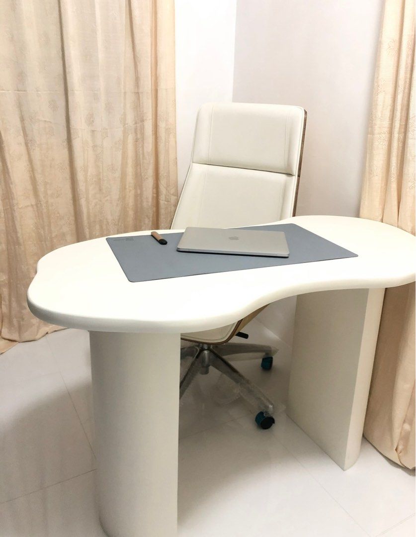 Cloud Office Table & Chair Set (Category: Office Furniture & Fixtures) located in Mandaluyong City. Submitted by sistersinsourcing (Listing ID 1295267980, Image 1). Description: If table only 8,500 If chair only 5,000 RFS: Moving out Set price: 10,000 Pick up or lalamove only Mandaluyong Are .