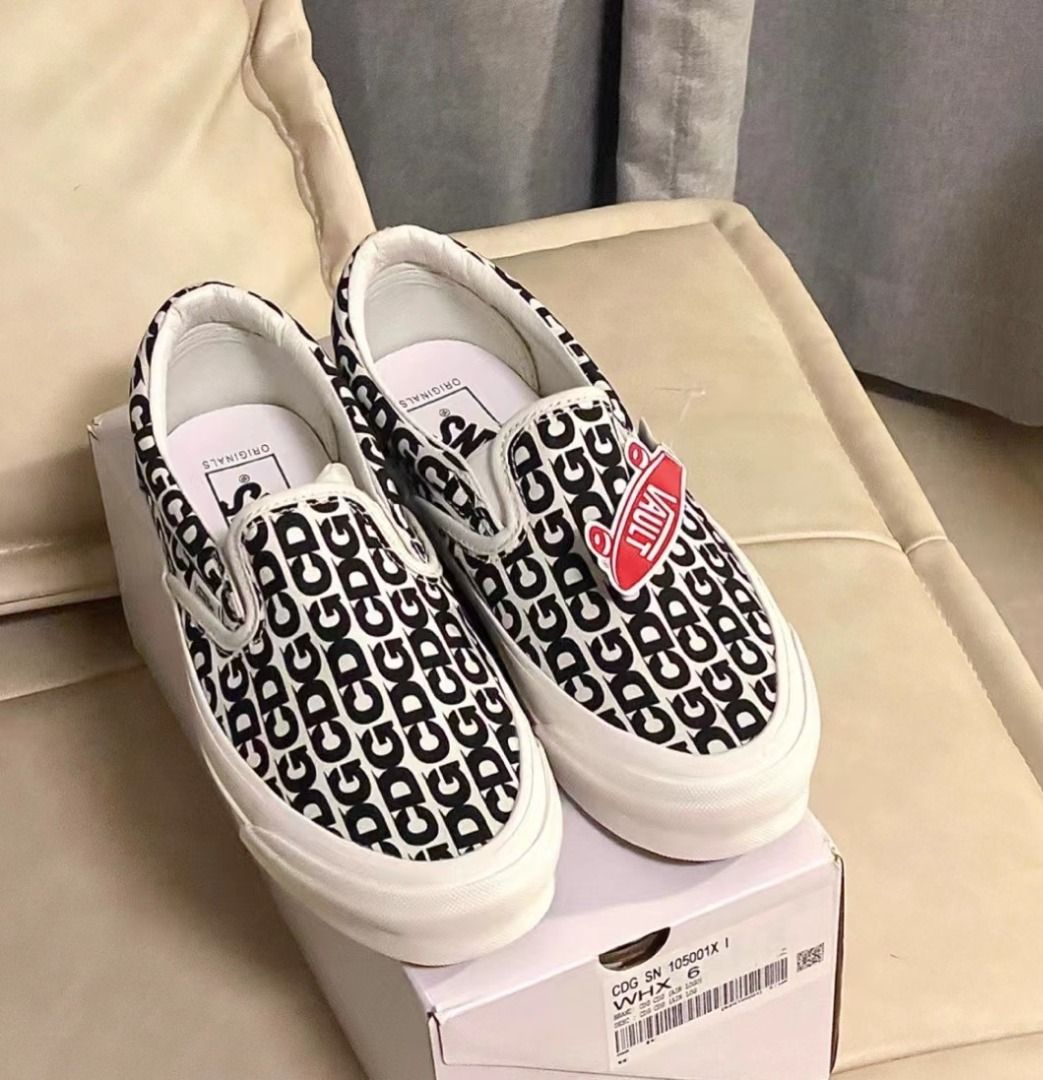 HOT Slip On Commes Des Garcons Vans Comme Des Garcons X