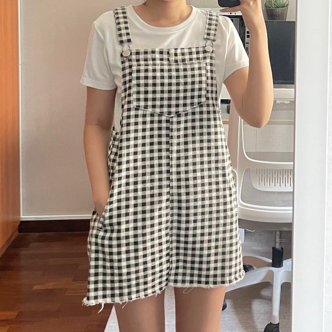 Dungaree dress cotton on sales