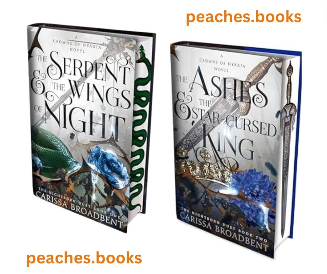 Crowns of Nyaxia Duology w/ Stenciled Edges (The Serpent and The Wings of Night + The Ashes and
