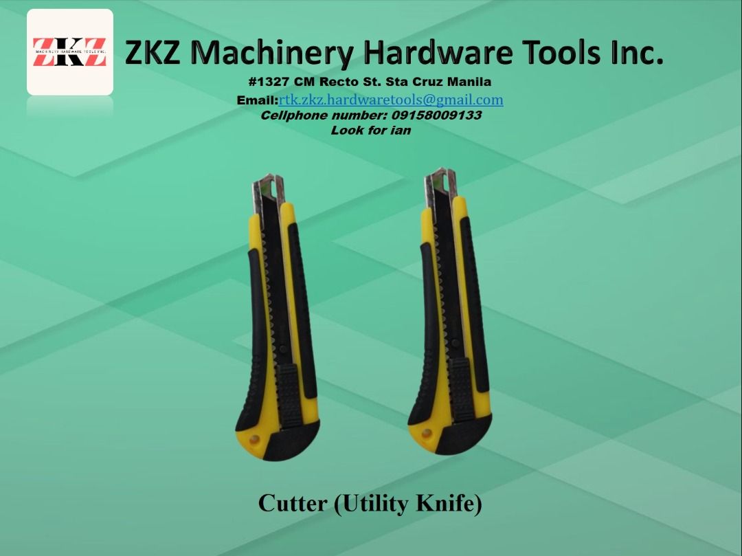 Cutter (Utility Knife) Black Blade, Commercial & Industrial ...