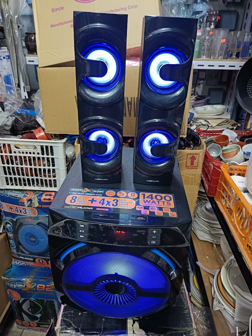 Db audio 2.1ch speaker (Category: Soundbars, Speakers & Amplifiers) located in Makati City. Submitted by budgetappliance (Listing ID 1295252300, Image 1). Description: Db audio 2.1ch blutooth speaker 1400watts 2,999 only for inquiries pls text or call 09058994523.