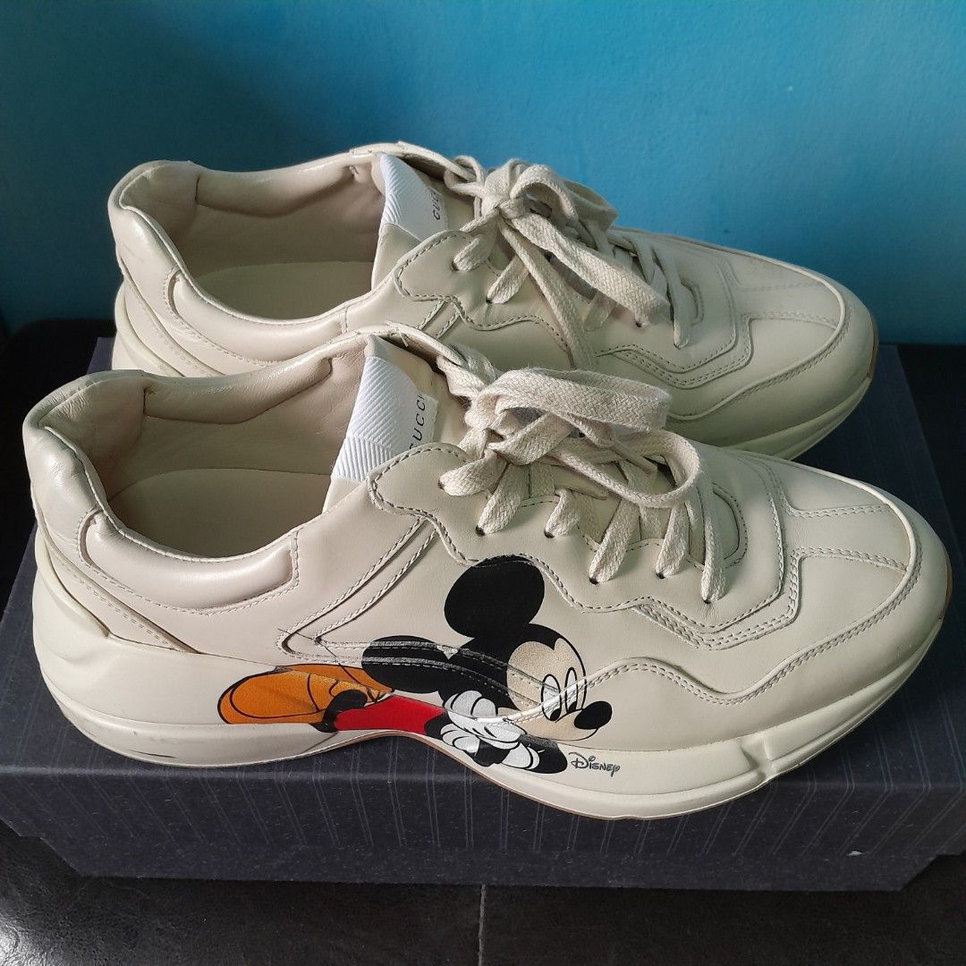 Size 7 Disney x Gucci Rhyton Mickey Mouse
