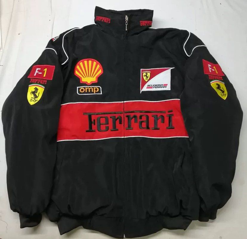 Vintage F1 Ferrari Racing Nascar Jacket Men s Fashion Coats Jackets and Outerwear on Carousell