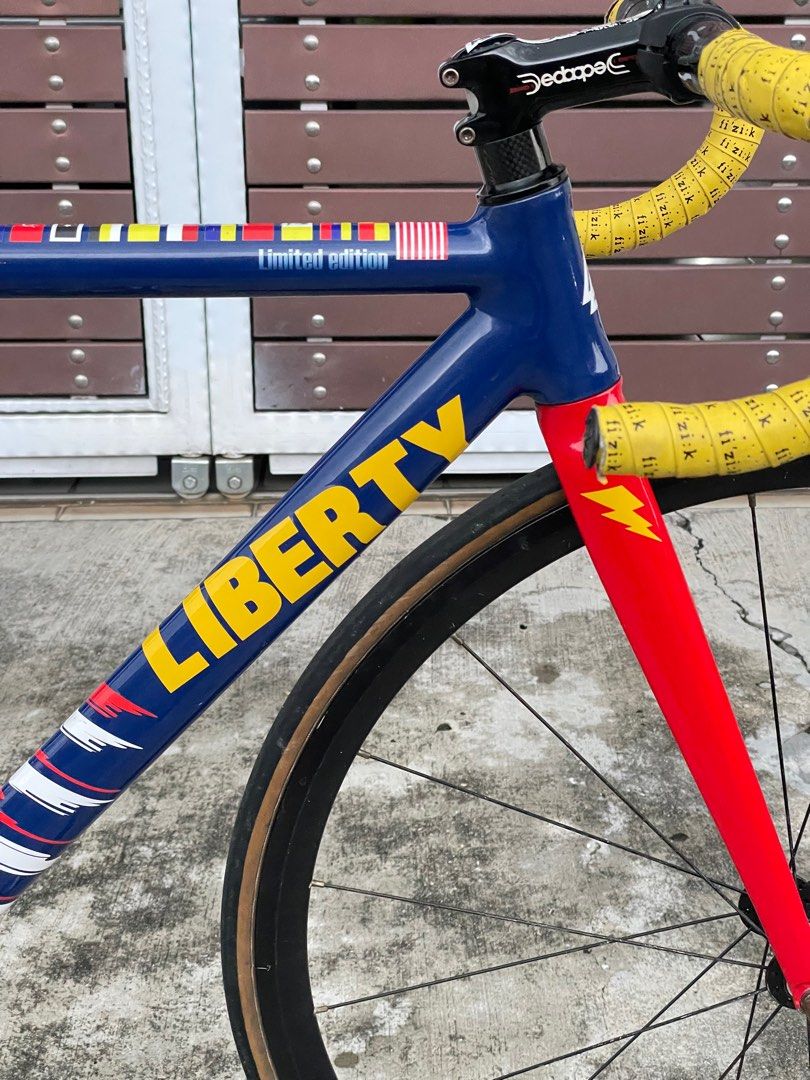 Frameset Liberty Merdeka V1 (Limited Edition) fixed gear, Sports Equipment, Bicycles & Parts