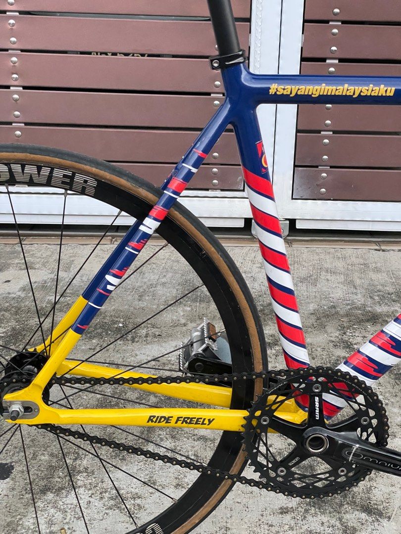 Frameset Liberty Merdeka V1 (Limited Edition) fixed gear, Sports Equipment, Bicycles & Parts