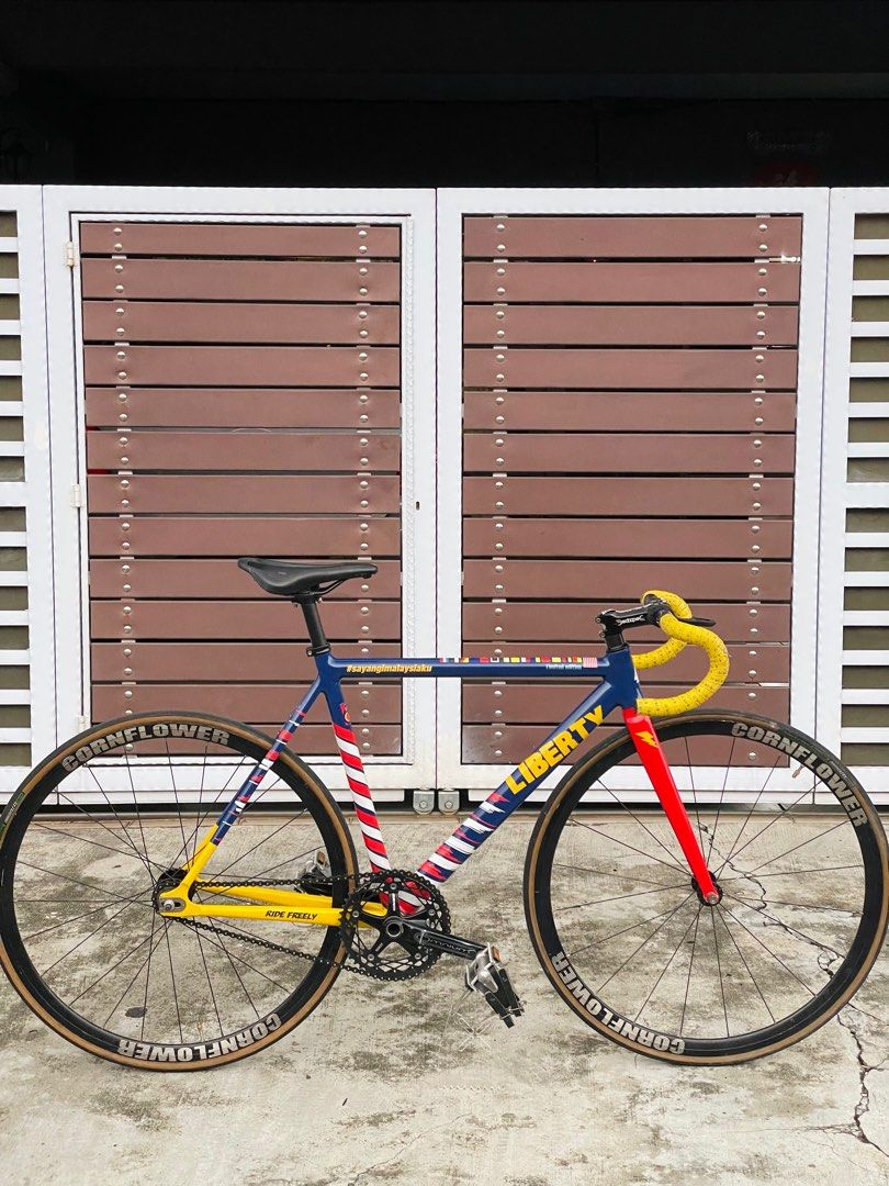 Frameset Liberty Merdeka V1 (Limited Edition) fixed gear, Sports Equipment, Bicycles & Parts