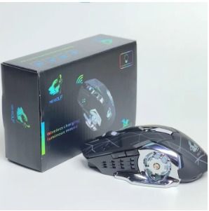 Gigaware Wolf X8 6 Buttons RGB Back-light Wireless Gaming Mouse (Category: Mouse & Mousepads) located in Manila. Submitted by gigaware (Listing ID 1295203381, Image 1). Description: Mouse net weight: about 120G Response speed: 150PS Product size: about 138*80*38MM/ 5.43 * 3.15 * 1.5IN Number of buttons: 6 Optical resolution: 1800 2.4GHz 2.4GHz Wireless Silent Rechargeable (Lithium-Ion Battery, Power-saving Chip) & Fast Transmission. More secure a