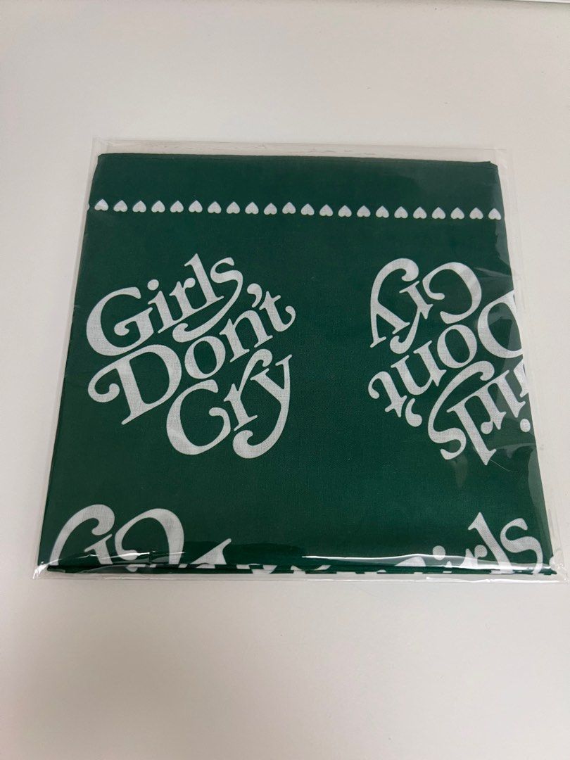 Girls dont cry bandana green FW2022, Men's Fashion, Watches ...