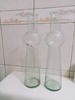 Glass carafes for wine or water