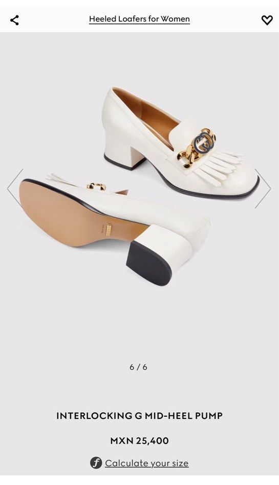 Gucci mid heels deals