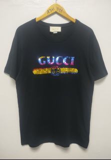 Gucci Sequin Vintage Logo Tshirt