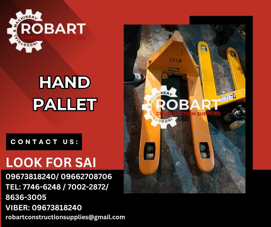 Hand Pallet, Commercial & Industrial, Construction Tools & Equipment on ...