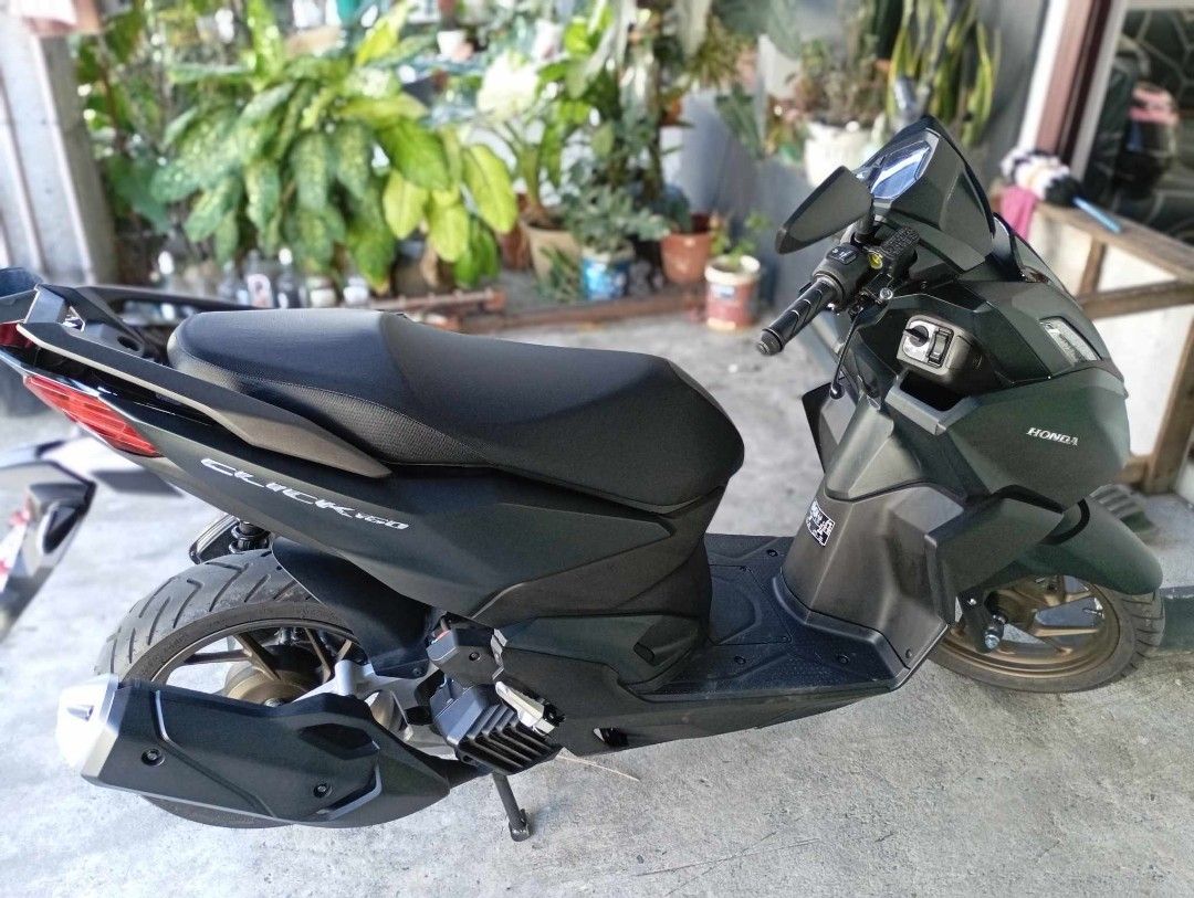 Honda Click 160 Matte Black, Motorbikes, Motorbikes for Sale on Carousell