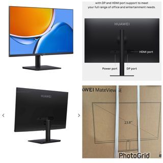 HUAWEI MATEVIEW SE 23.8 MONITOR ADJUSTABLE STAND BLACK BRAND NEW (ORIG PRICE: 8,799)