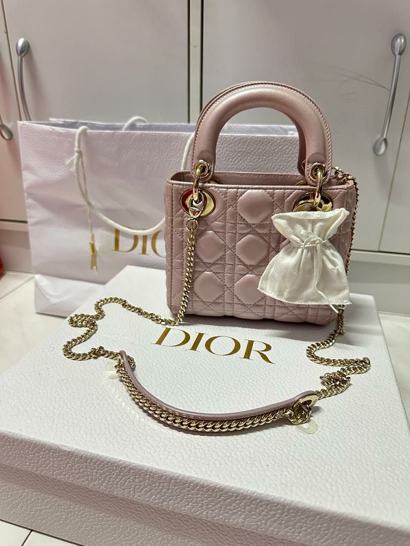 Lady dior pearl pink store