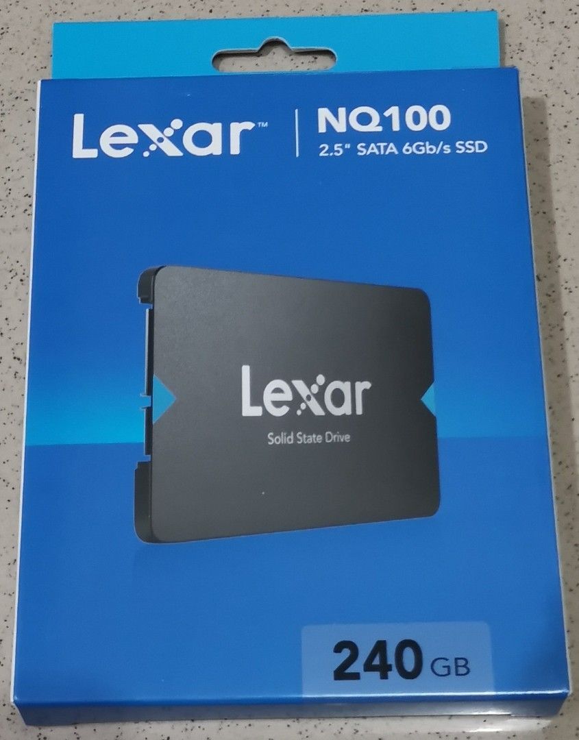 Lexar NQ100 240GB SATA 2.5 SSD Computers Tech Parts Accessories Hard Disks Thumbdrives on Carousell