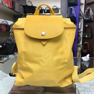 Longchamp Le Pliage Backpack in Yellow - 🇯🇵 sourced
