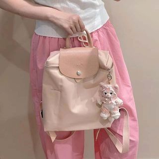 Longchamp Le Pliage Club Backpack in Lotus Root Pink