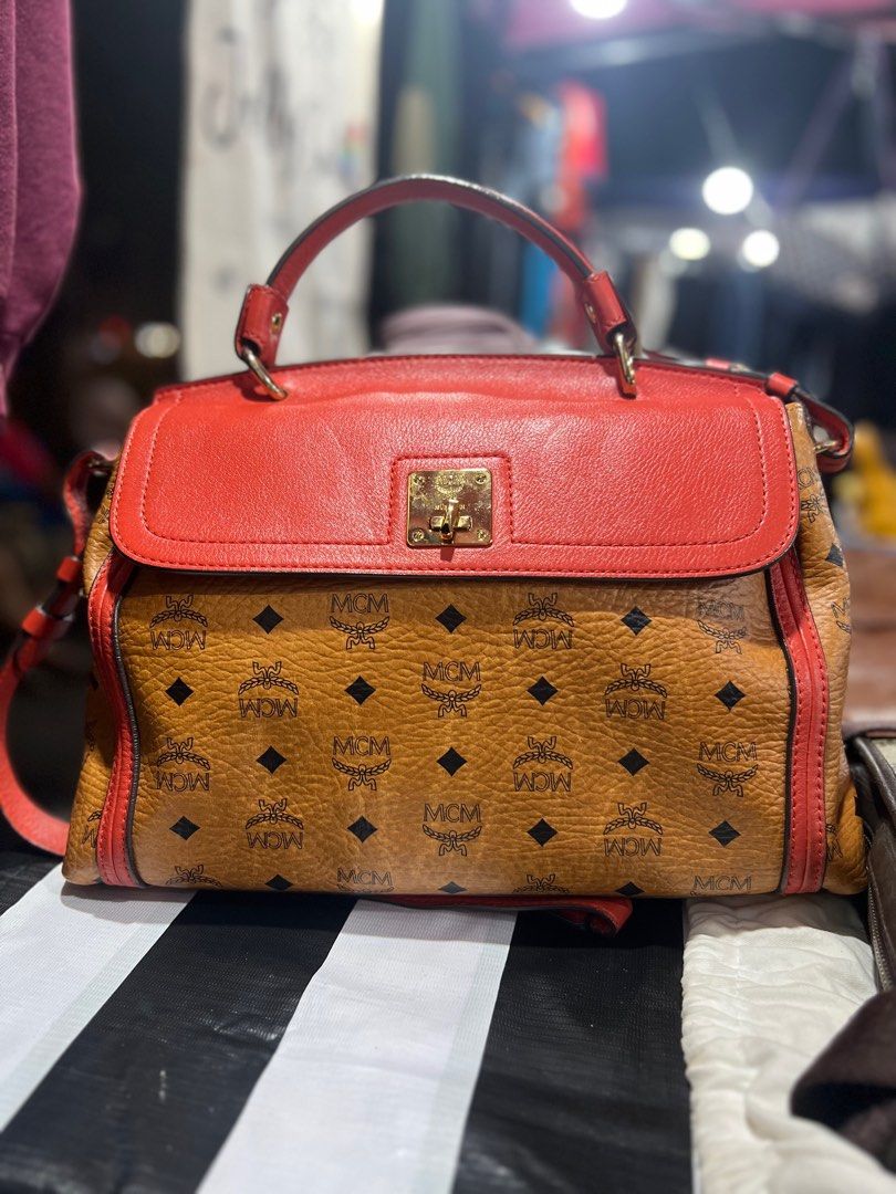 Mcm cognac crossbody store