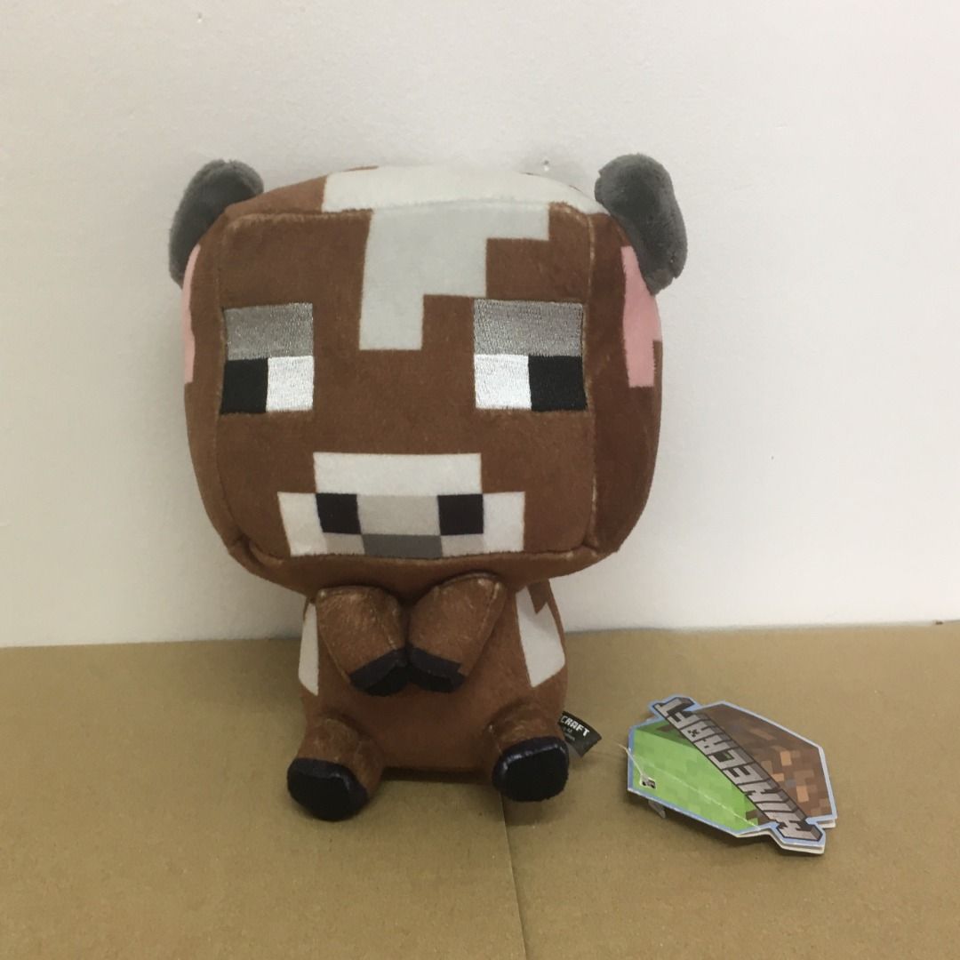 Minecraft (by Mojang Studios) - Deformed Cow Plush Toy by FuRyu Japan ...