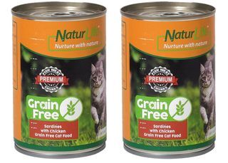 NaturLife Chicken wet Cat Food 400g - 55/can .