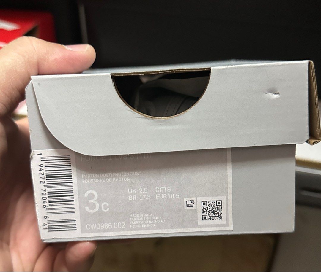 size 3c air force ones