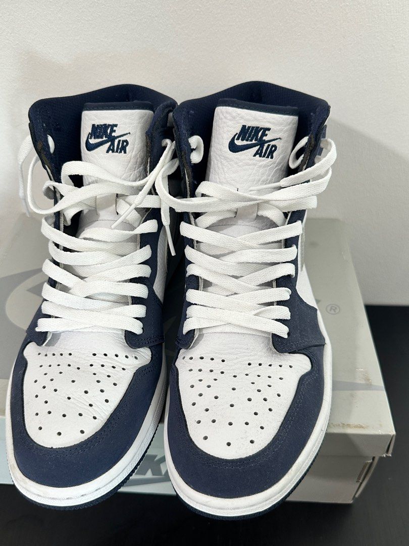 jordan 1 midnight navy white laces