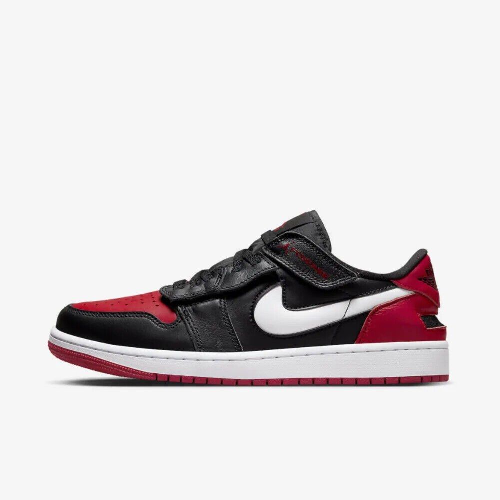Air jordan 1 low white black  and  gym red outlet
