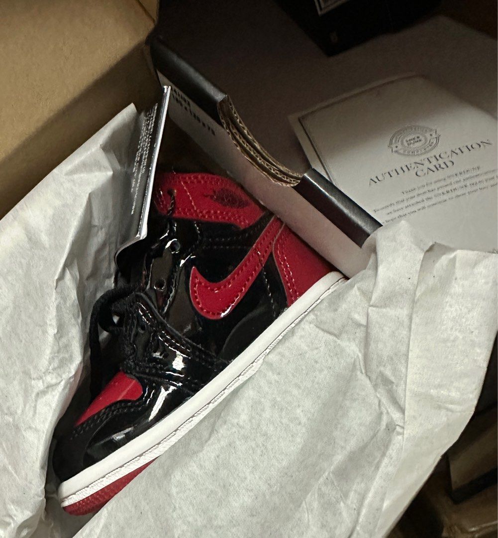 Nike air Jordan 1 retro high of patent bred babies baby 4c Babies Kids Babies Kids Fashion on Carousell