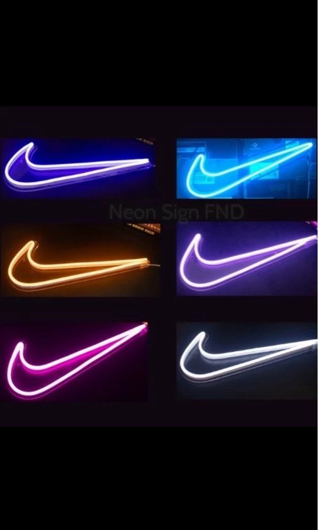 Nike led light cheap