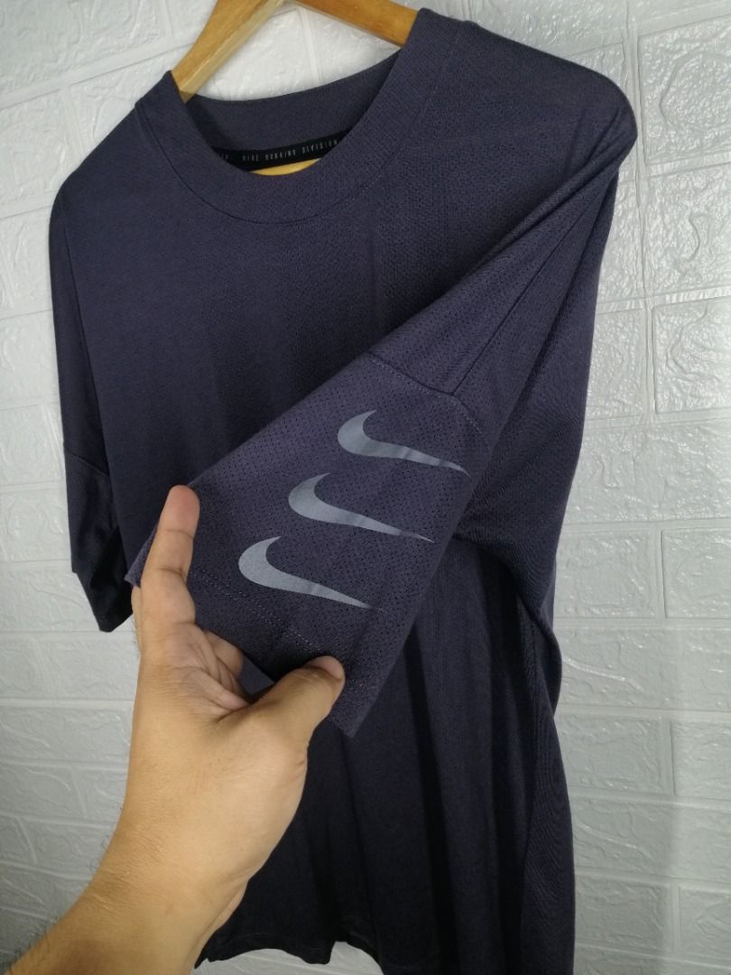 Nike Tailwind Running Division Half Sleeve Shirt 928541 081 Men s Fashion Tops Sets Tshirts Polo Shirts on Carousell