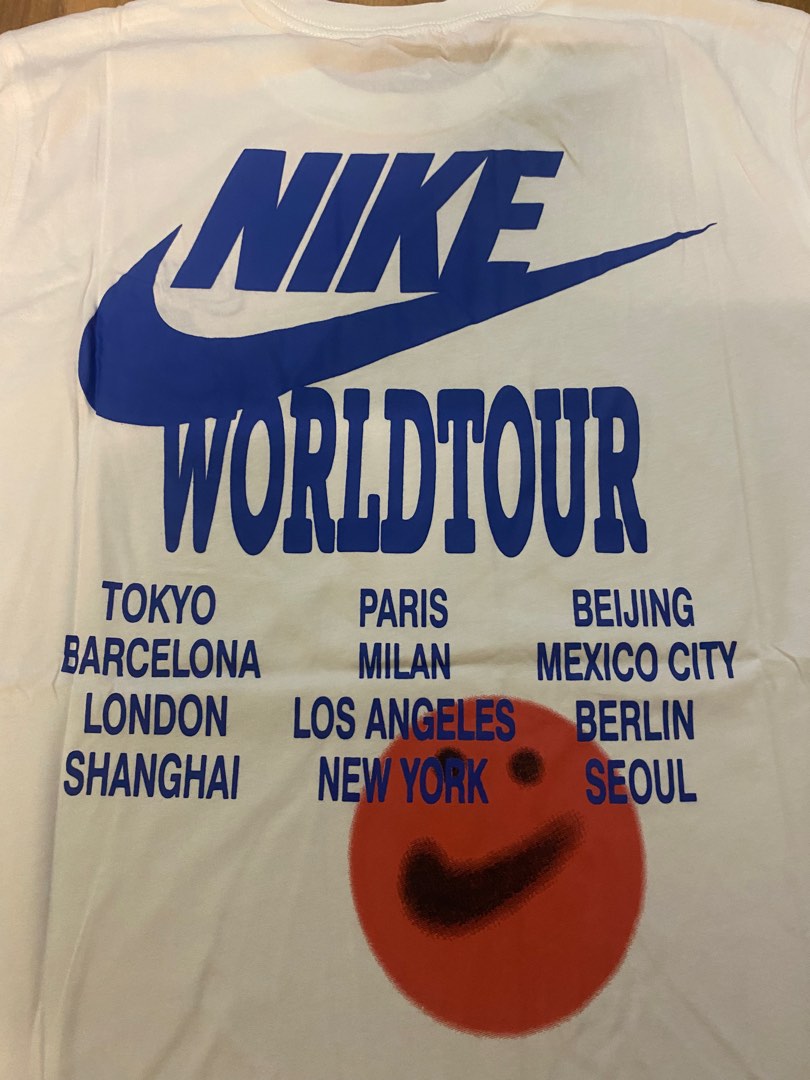 nike world tour tee white