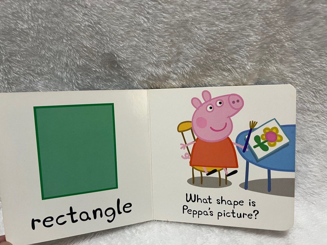 Peppa Pig Shapes Board Book, Hobbies &amp; Toys, Books &amp; Magazines ...