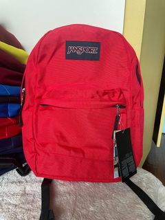 Plain Red Large school Jansport Backpack