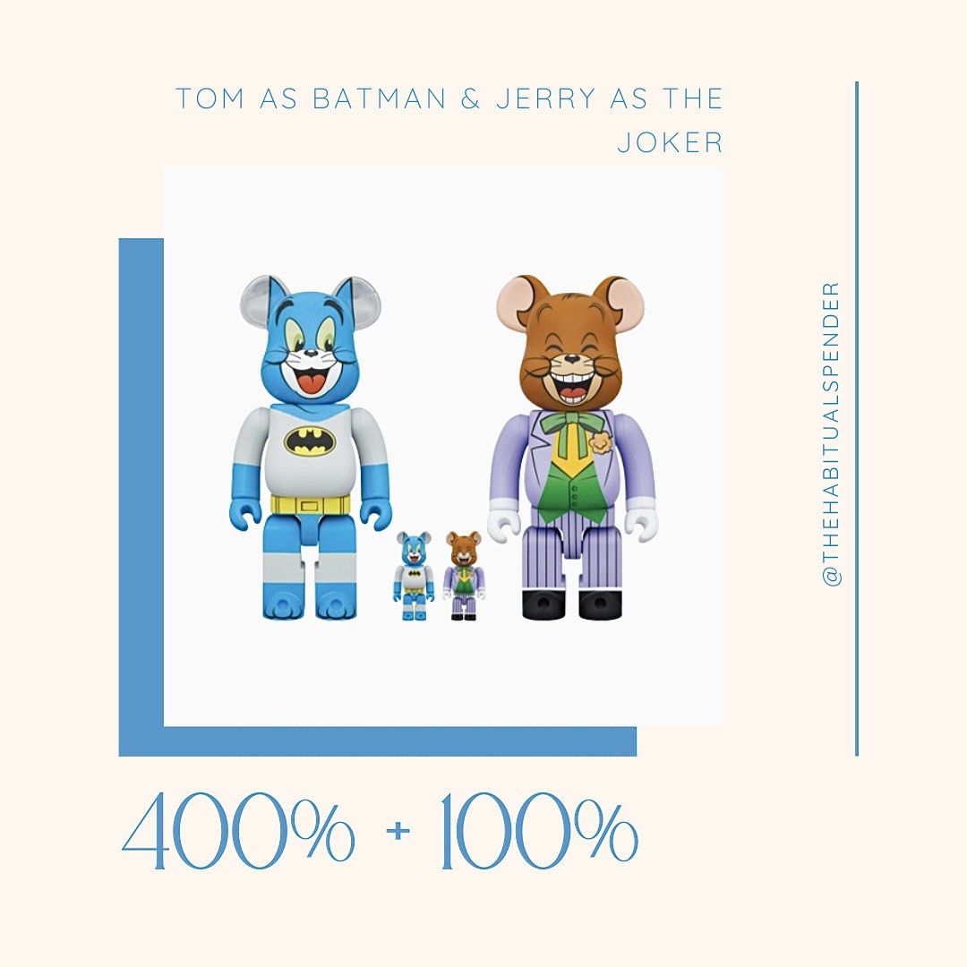 BE@RBRICK TOM BATMAN JERRY JOKER 100&400 - アメコミ