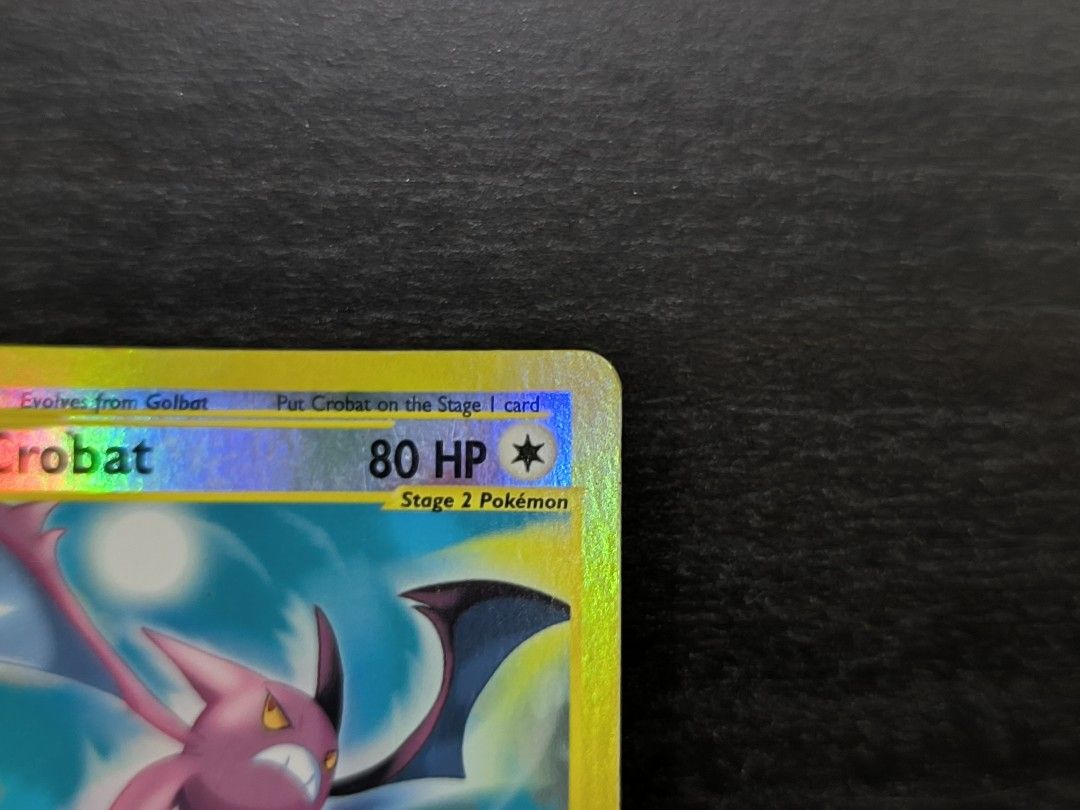 Pokemon Crystal Crobat 147/144 Skyridge Secret Rare Reverse Holo ...