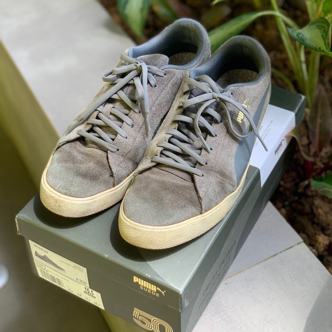 Puma suede golf shoes shop