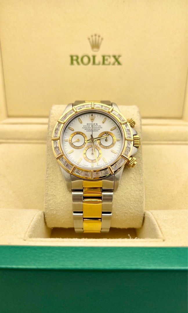 Rolex Daytona Half Gold Zenith 16523 Luxury Accessories on Carousell