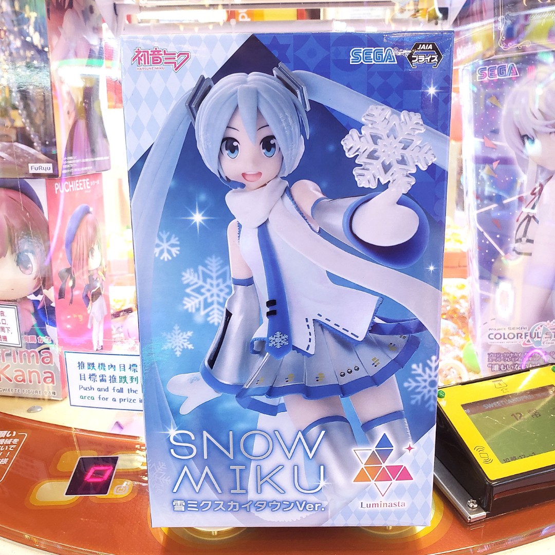 全新SEGA初音未來SNOW MIKU SKY TOWN景品FIGURE公仔, 興趣及遊戲, 玩具 