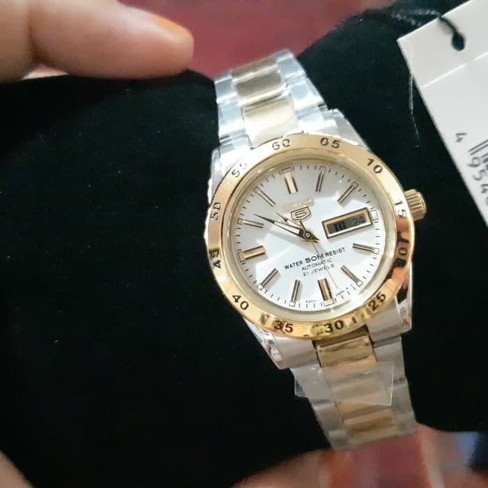Symg42k1 Seiko Female Seiko SYMG42K1 Automatic Two-Tone Gold