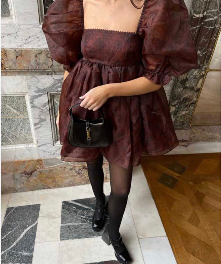 selkie brown puff dress My Selkie Collection
