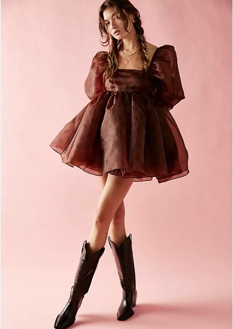 brown selkie dress The Puff Dress main image 1